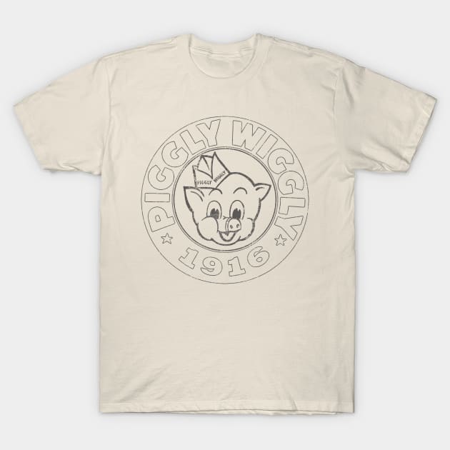 Retro Piggly Wiggly 1916 T-Shirt by thesuamart